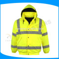 Chaqueta de invierno reflectante impermeable de seguridad / Workwear Bolsillo delantero grande